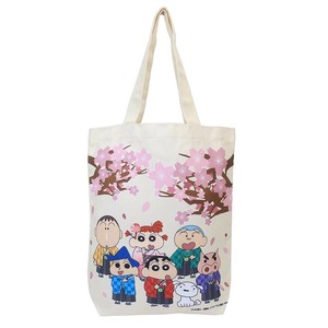 【トートバッグ】クレヨンしんちゃん トートバッグ 日本アートシリーズ カスカベ防衛隊 桜