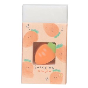 【取寄品】ジューシーなにんじんとなかまたち ミニ消し入消しゴム にんじん