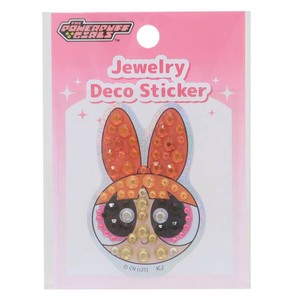 【ステッカー】パワーパフガールズ ジュエリーデコステッカー ブロッサム