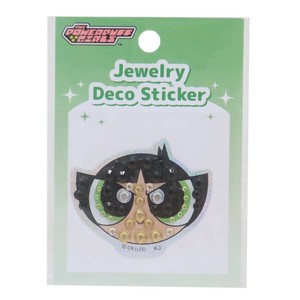 【ステッカー】パワーパフガールズ ジュエリーデコステッカー バターカップ
