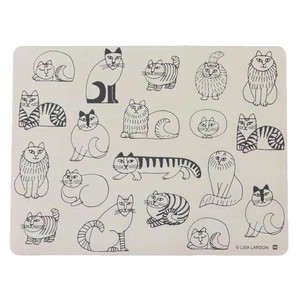 【バス用品】リサラーソン 珪藻土マット バスタイムキャット
