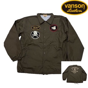 [予約販売] vanson CUSTOM USA COACH JACKET (コーチジャケット)