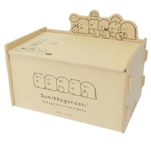 【収納用品】すみっコぐらし 簡単組立 ふた付収納ボックス いつものすみっコ