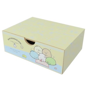 【卓上収納】すみっコぐらし 引き出しボックス 横型ワイド おべんきょう