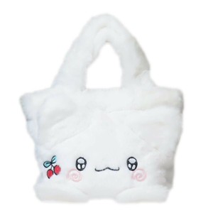 【バッグ】はなまるおばけ ふわもこミニトート さくらんぼ キャンディ