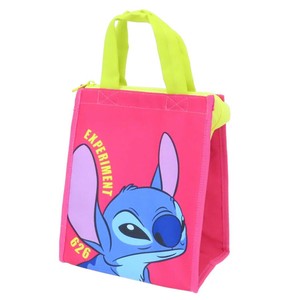 【ランチトート】スティッチ ランチバッグスクエアM STITCH PINK