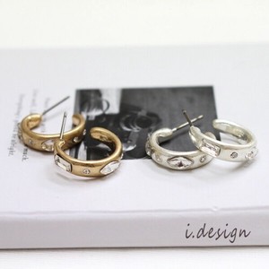 [SD Gathering] Pierced Earrings Titanium Post Antique Clear