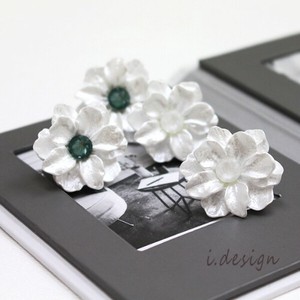 [SD Gathering] Pierced Earringss Flower SWAROVSKI