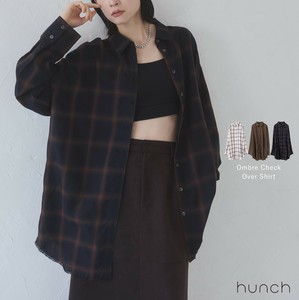 先染めオンブレチェック オーバーシャツ 2025新作 A/W