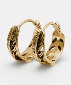 Pierced Earringss Feather [S/S NEW]