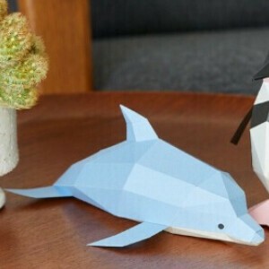 Animal Ornament Animals Dolphin Papercraft Made in Japan