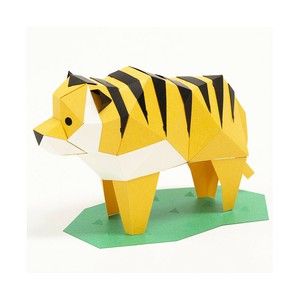 Animal Ornament Chinese Zodiac Animals Tiger Papercraft Made in Japan