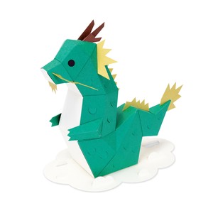 Animal Ornament Chinese Zodiac Animals Dragon Papercraft Made in Japan