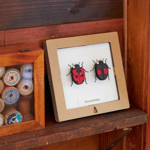 Object/Ornament Ladybugs Square Papercraft Made in Japan