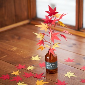 Artificial Plant Red Leaves Papercraft Made in Japan