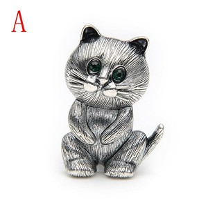 ブローチ 猫 可愛い アクセサリー DYLA872