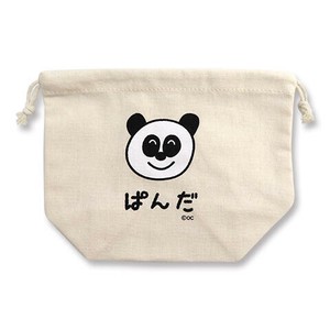（取り寄せ品）ｷﾝﾁｬｸ 巾着　おえかきさん　小物入れ　オクタニ
