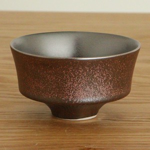 [器の杜]  杵型11cmボウル 銀赤 [美濃焼 食器 陶磁器]