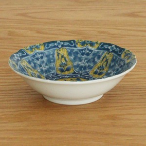 美浓烧 小钵碗 餐具 黄色