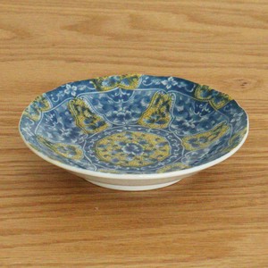 美浓烧 小餐盘 餐具 黄色