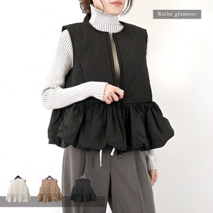 2025年新商品 背心 荷叶边 塔夫綢