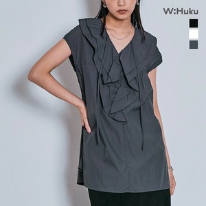 トップス《Vネックフリルラッシュガード 全3色 2サイズ》