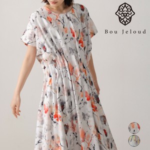 【決算SALE】ブレンドフラワードロストOP◇華やかなプリントが印象的なワンピース