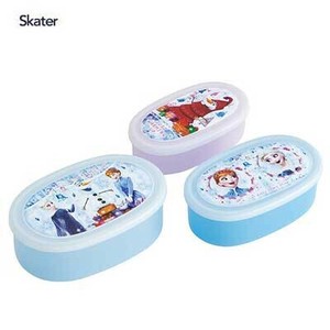 Bento Box Skater Antibacterial Frozen Dishwasher Safe 3-pcs set