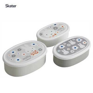 Miffy Bento Box Miffy Skater Antibacterial Dishwasher Safe 3-pcs set