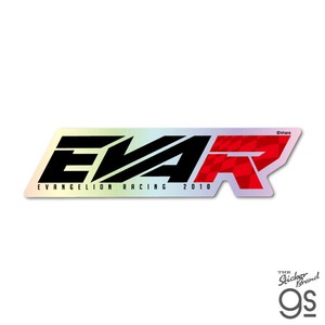 エヴァンゲリオンレーシング ホログラムステッカー EVAR アニメ カスタム キャラクター グッズ EVA008