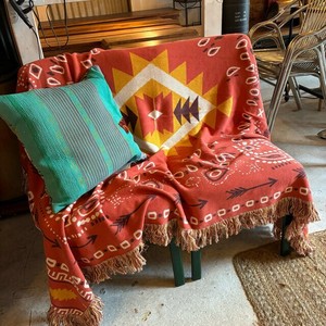 Multi-use Cover Red Blanket Outdoor 130 x 160cm