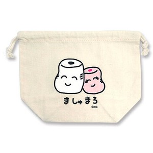 （取り寄せ品）ｷﾝﾁｬｸ 巾着　おえかきさん　小物入れ　オクタニ