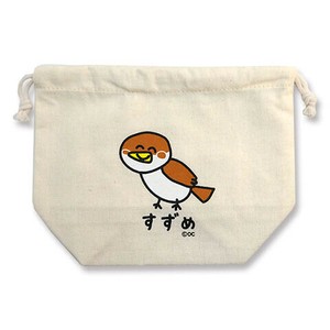 （取り寄せ品）ｷﾝﾁｬｸ 巾着　おえかきさん　小物入れ　オクタニ