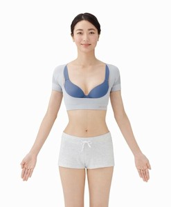 勝野式　肩楽さんクール アイスグレー　L〜LL 【姿勢改善】
