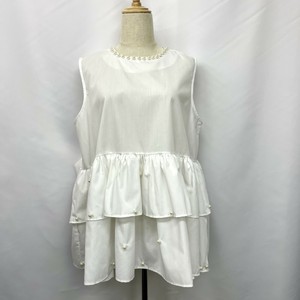 束腰外衣 新商品 棉 无袖 珍珠 长衫