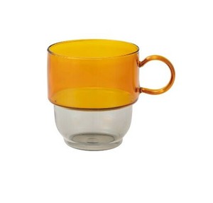 杯子/保温杯 特价 耐热 叠叠杯 橘色/桔色