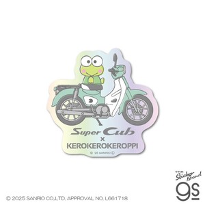 はぴだんぶい×Super Cub ホログラムステッカー けろけろけろっぴ サンリオ sanrio Honda グッズ LCS1753