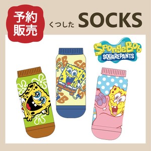 【予約販売】(11月入荷予定) レディース靴下"スポンジボブ"