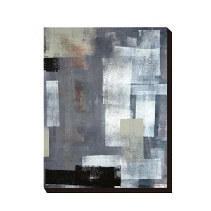 アートパネル T30 Gallery Grey and Green Abstract Art Painting IAP-51599