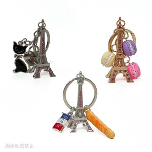 《数量限定》【Cote de Paris】コテ・ドゥ・パリ キーホルダー エッフェル塔 マカロン ネコ