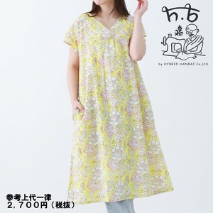 【2025年春夏新作】ドレス　総柄　花柄　3色展開　インド綿　エスニック