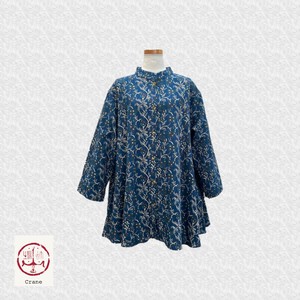 Button Shirt/Blouse Flower Stand-up Collar [2025 NEW]