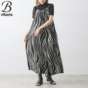 【全2種】幾何学・波波サロペット（肩紐調節有）2025新作 BRILLANTE東京（199876.199877）