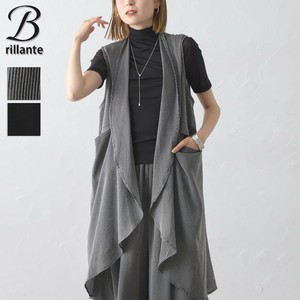 【全2柄】ロングジレ (セットアップ可パンツ2種あり/別売)　2025新作　BRILLANTE東京  (189605.199455）