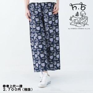 【2025年春夏新作】パンツ　コットン総柄　3色展開　インド綿　エスニック