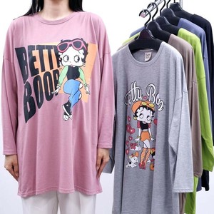 T-shirt Big Tee Long T-shirt betty boop Unisex