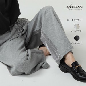 裏毛×布帛 ドッキング ルーズパンツ　【2025秋冬新作】