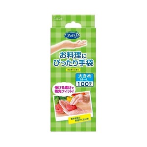 ファミリー お料理にぴったり手袋　M-Lサイズ 半透明 100枚入
