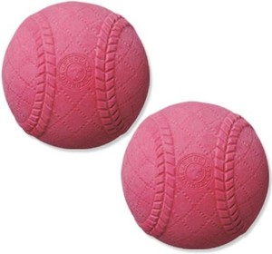 野球 ボール ジュニアマック 2pcs PL71-43　レッド