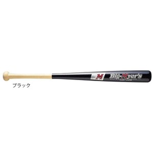 野球 少年用木製バット 75cm BT70-73　ブラック